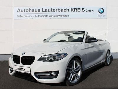 Gebraucht BMW 220 Sport Line 184 PS (135 kW) 2015 Weiß Cabrio