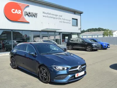 Gebraucht Mercedes CLA220 Shooting Brake AMG 190 PS (139 kW) 2020 Denimblau  metalliclack Kombi