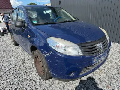 Gebraucht Dacia Sandero Basis 75 PS (55 kW) 2009 Dacia blau marine Kleinwagen