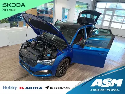 Gebraucht Skoda Scala Monte Carlo 110 PS (80 kW) 2022 Racebluemetallic Kleinwagen