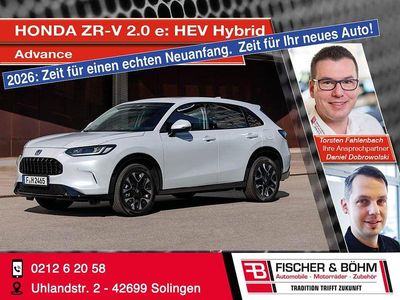 Weiß Neu 2026 Honda ZR-V Advance SUV | 43.790 € (Etwas zu teuer)
