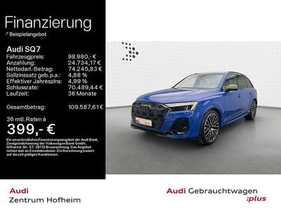 Gebraucht Audi SQ7 Ambiente 507 PS (372 kW) 2024 Individuallackierungen audi exclusive SUV