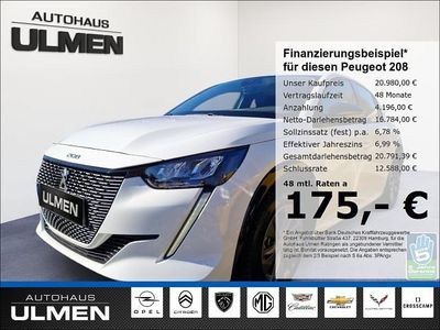 Gebraucht Peugeot 208 Allure+ 100 kW (136 PS) 2023 Weiss Kleinwagen