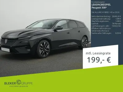 Nuova Peugeot 308 SW Allure 145 CV (106 kW) 2026 Nero Station wagon