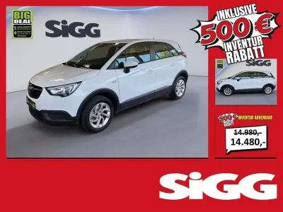 Gebraucht Opel Crossland X Edition 131 PS (96 kW) 2020 Schneeweiss/summitwhite/arctic SUV