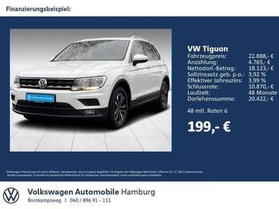 0q pure white Gebraucht 2020 VW Tiguan Comfortline SUV | 23.222 € (Guter Preis)