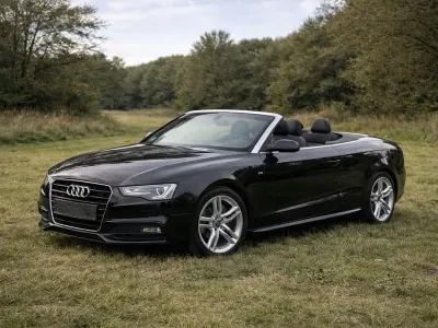 Gebraucht Audi A5 Cabriolet Design 170 PS (125 kW) 2014 Schwarz Cabrio