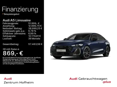 Gebraucht Audi A5 Edition .1 204 PS (150 kW) 2025 Firmamentblau metallic Limousine