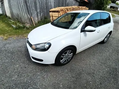 Gebraucht VW Golf VI Comfortline 80 PS (58 kW) 2009 Weiß Kleinwagen
