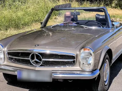 Gebraucht Mercedes SL280 170 PS (125 kW) 1968 Grau Cabrio