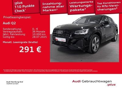 Gebraucht Audi Q2 S-Line 190 PS (139 kW) 2024 Mythosschwarz metallic SUV