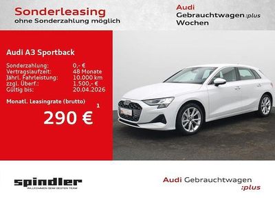 Gebraucht Audi A3 Advanced Plus 150 PS (110 kW) 2025 Gletscherweiß metallic Limousine