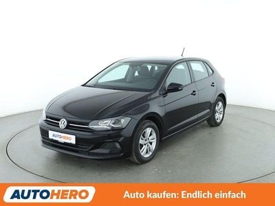 Gebraucht VW Polo Comfortline 65 PS (47 kW) 2019 Schwarz Limousine