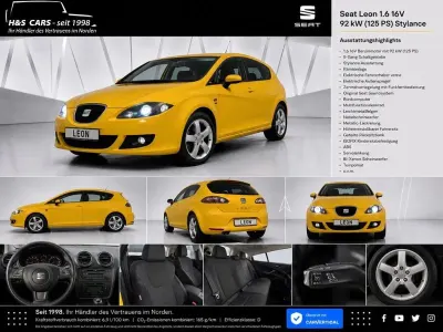 Gebraucht Seat Leon Sport 125 PS (91 kW) 2008 Gelb Kleinwagen