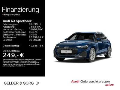 Gebraucht Audi A3 S-Line 204 PS (150 kW) 2025 Blau Limousine