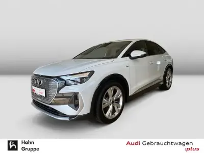 Gebraucht Audi Q4 Sportback e-tron Advanced Plus 125 kW (170 PS) 2023 Gletscherweiß metallic SUV