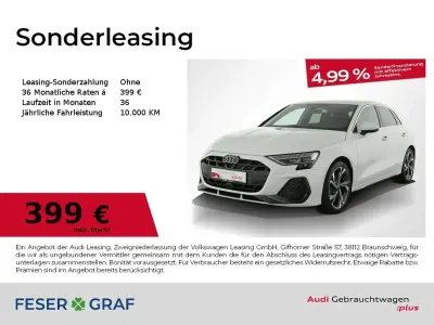 Używany Audi A3 S-Line 150 KM (110 kW) 2025 Biały Sedan/Limuzyna