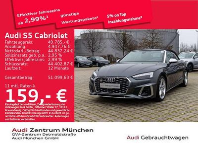 Gebraucht Audi S5 Cabriolet Ambiente 354 PS (260 kW) 2023 Daytonagrau perleffekt Cabrio