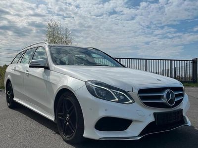 Usata Mercedes E350 AMG line 258 CV (189 kW) 2015 Bianco Station wagon