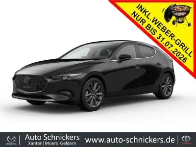 Neu Mazda 3 Exclusive-Line 140 PS (102 kW) 2025 Schwarz Limousine
