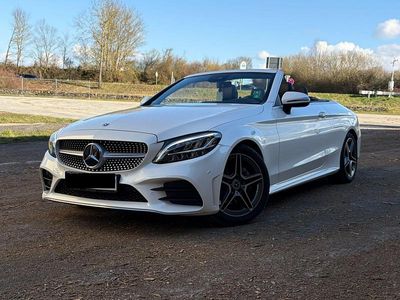 Occasion Mercedes C200 AMG line 184 PK (135 kW) 2021 Wit Cabriolet