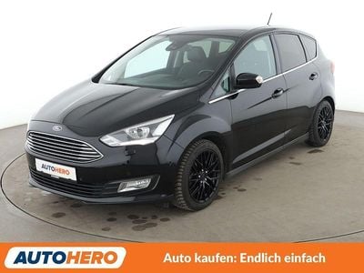 Schwarz Gebraucht 2017 Ford C-MAX Titanium Van / Kleinbus | 10.750 € (Fairer Preis)