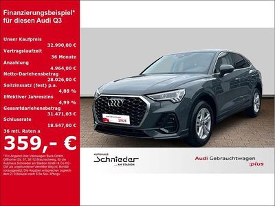 Grau Gebraucht 2022 Audi Q3 Sportback SUV | 32.990 € (Fairer Preis)