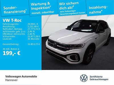 Weiß Gebraucht 2025 VW T-Roc R-line SUV | 29.990 € (Fairer Preis)