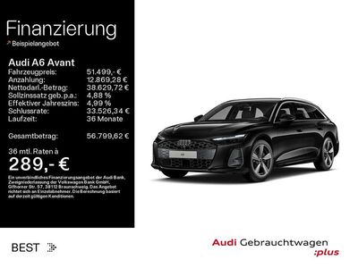 Gebraucht Audi A6 Advanced 204 PS (150 kW) 2025 Mythosschwarz metallic Kombi