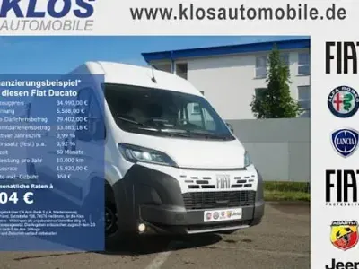 Ny Fiat Ducato Easy 140 HK (102 kW) 2025 Hvid Van