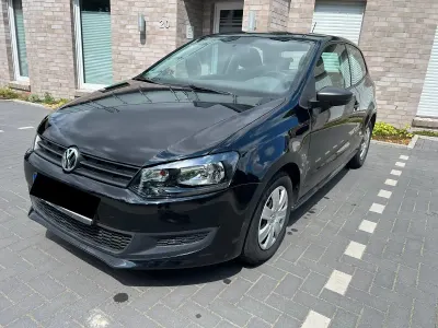Gebraucht VW Polo Trendline 60 PS (44 kW) 2010 Schwarz Kleinwagen