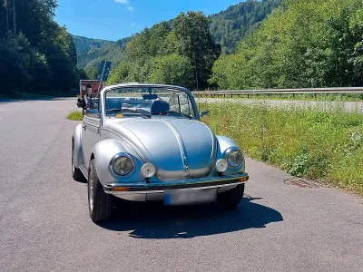 Używany VW Käfer 50 KM (36 kW) 1979 Srebrny Kabriolet