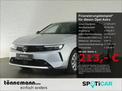Gebraucht Opel Astra Elegance 131 PS (96 kW) 2024 Kristall silber Kleinwagen