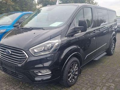 Obsidian_schwarz schwarz Gebraucht 2022 Ford Tourneo Custom Titanium X Van | 39.990 € (Fairer Preis)