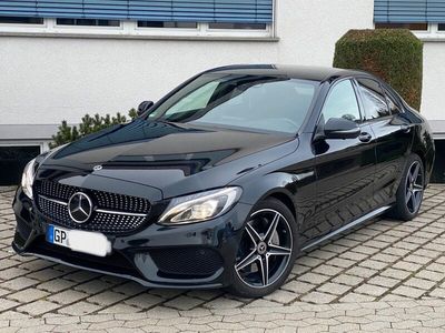 gebraucht Mercedes C250 AMG Line + 360 Kamera + Lenkradhzg + Head Up +