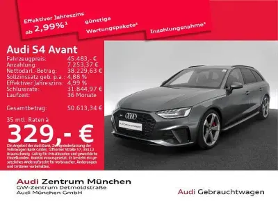 Brugt Audi S4 Ambiente 341 HK (250 kW) 2023 Grå Stationcar
