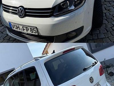 Gebraucht VW Touran Cup 140 PS (102 kW) 2014 Weiß Van / Kleinbus