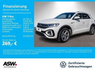 Gebraucht VW T-Roc R-line 150 PS (110 kW) 2022 Ascotgrau SUV