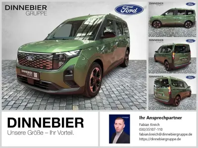 Neu Ford Tourneo Courier Titanium 100 kW (136 PS) 2025 Grün (metallic) Van / Kleinbus