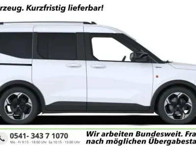 Neu Ford Tourneo Courier Active 125 PS (91 kW) 2026 Frozen white / dach: sc... Van / Kleinbus
