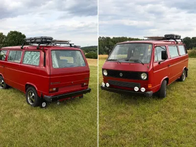 Gebraucht VW T3 95 PS (69 kW) 1987 Rot Van