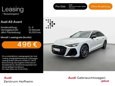 Gebraucht Audi A6 S-Line 367 PS (269 kW) 2025 Gletscherweiß metallic Kombi