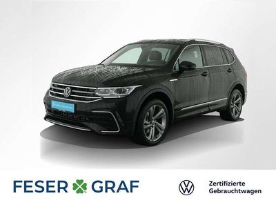 Gebraucht VW Tiguan Allspace R-line 150 PS (110 kW) 2023 Deep black perleffekt SUV