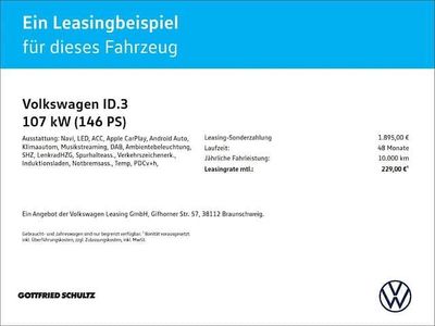 Gebraucht VW ID.3 Pro 106 kW (145 PS) 2022 Grau Kleinwagen