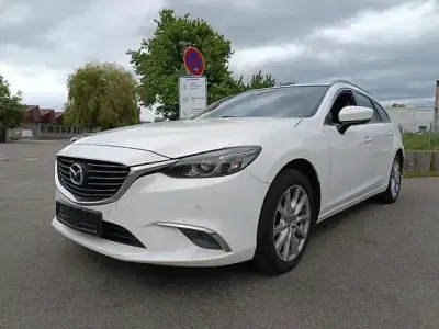Używany Mazda 6 Exclusive-Line 150 KM (110 kW) 2017 Biały Kombi