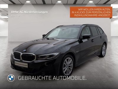 Schwarz Gebraucht 2022 BMW 330e Sport Line Kombi | 34.502 € (Guter Preis)