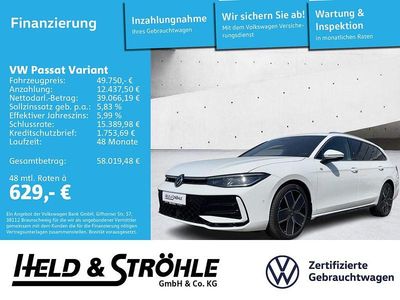 Usata VW Passat R-line 150 CV (110 kW) 2026 Bianco Station wagon