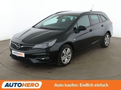 Gebraucht Opel Astra Edition 122 PS (89 kW) 2021 Schwarz Kombi