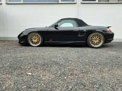 Second-hand Porsche Boxster S 300 CP (220 kW) 2003 Negru Cabrio