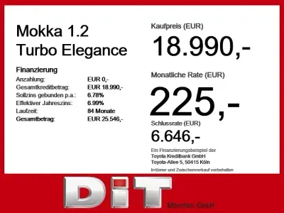 Gebraucht Opel Mokka Elegance 131 PS (96 kW) 2024 Lackierung matcha green/typ aussenverkle (metallic) SUV